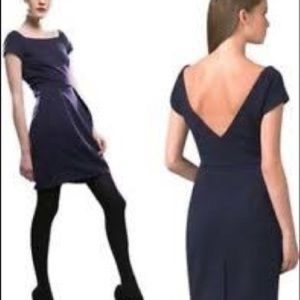 Diane von Furstenberg DvF Purple Wool Dress, Size 2